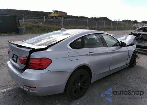 2017 BMW 430I Gran Coupe из США, поврежденный, VIN WBA4F7C56HG786712